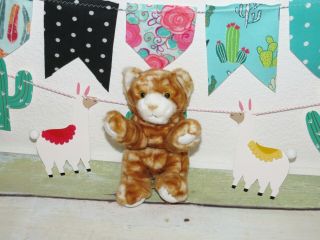 Target Orange Kitty Cat Tabby Striped 10 " Small Stripe Plush Bean Bag Toy 47569