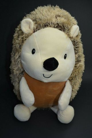 Large Avon 17 " Herbie Hedgehog Cute Brown Furry Soft Plush Stuffed Animal 2018