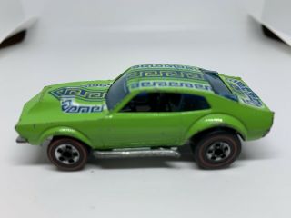Vintage 1969 Mattel Hot Wheels Redline Mighty Maverick - Green Ws