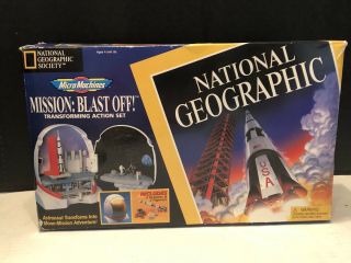 Micro Machines National Geographic Mission: Blast Off Transforming Action Set