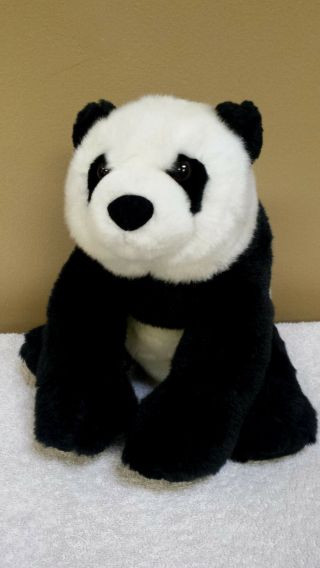 11 " Wild Republic Panda Bear,  Realistic,  Plush Toy,  Stuffed Animal,  Beanbag