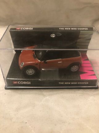 Corgi 1/36 Scale Diecast Cc86505 - The Mini Cooper - Flamenco Orange