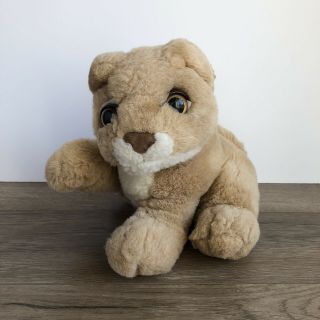 Vintage Purring Lion Cub By Dandee Kitty Cat Stuffed Plush Simba