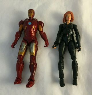 Iron Man & Black Widow Marvel The Avengers 4 " 2011 - 2012 Action Figures