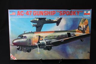 Ya052 Esci 1/72 Maquette Avion 9012 Ac - 47 Gunship Spooky