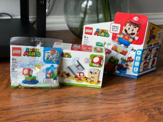 Lego Mario Adventures Starter Course,  Monty Mole And Mushroom