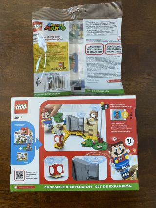 LEGO Mario 40414 Monty Mole & Mushroom Expansion,  BONUS 30385 Polybag 2