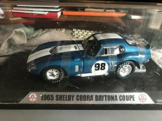 1965 Shelby Cobra Daytona Coupe.  Carroll Shelby In1/18 Collectible