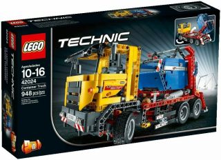 Retired Lego Technic Set 42024 Container Truck & Factory Seal