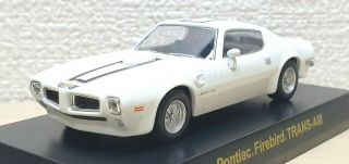 1/64 Kyosho Pontiac Firebird Trans - Am White Diecast Car Model