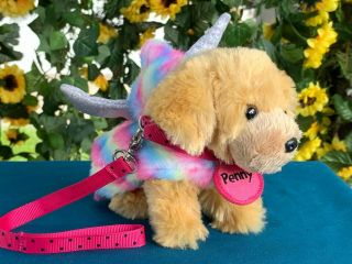 Gund Justice Penny Puppy Dog Winged Unicorn Costume 6 " Plush Stuffed Animal Toy