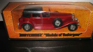 Early Matchbox Yesteryears Y - 4 1930 Model J Duesenberg Red 1/43 Made In England