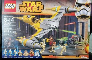Retired Lego Star Wars Set 75092 Naboo Starfighter & Factory