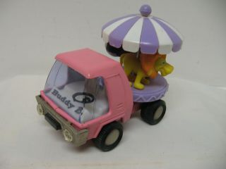 Vintage Rare Buddy L Merry Go Round Carousel Truck W/ Lion & Hippo