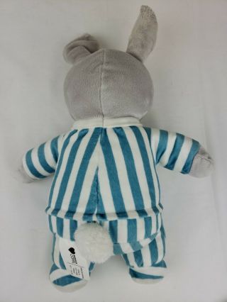 Kohls Cares Plush Goodnight Moon Grey Bunny Rabbit Striped Pajamas Stuffed Toy 3