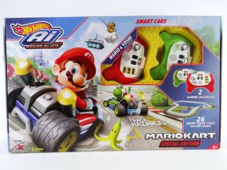 Mariokart Special Edition Hot Wheels Ai Intelligent Race System Mario & Yoshi