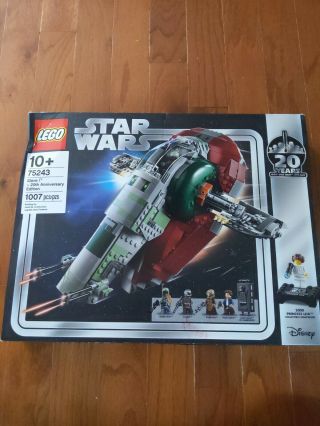 Lego Star Wars Slave 1 Ship 20th Anniversary Edition Boba Fett 75243