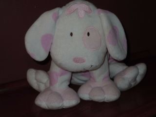 Kids Preferred Asthma Friendly Puppy Dog Stuffed Plush Animal Pink 10 Inch D4