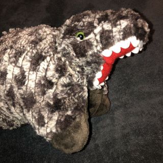 My Pillow Pets T - Rex Dinosaur Soft Grey Plush Stuffed Animal Toy Strap 2009