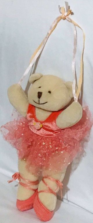 Russ Berrie Ballerina Bear Plush 9” Odette Tu Tu