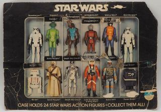 Vintage Star Wars Vinyl Action Figure Case 22 Back Insert Only Boba Fett