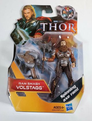 Ram Smash Volstagg Thor The Mighty Avenger Movie Figure Spinning Axe Mosc 2011