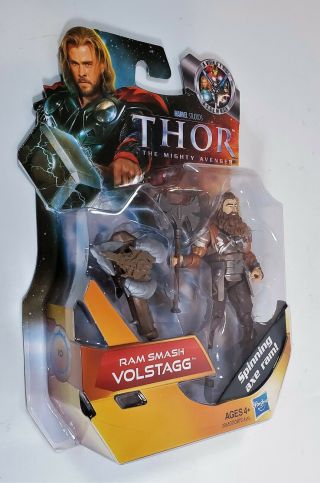 RAM SMASH VOLSTAGG THOR THE MIGHTY AVENGER MOVIE FIGURE SPINNING AXE MOSC 2011 3