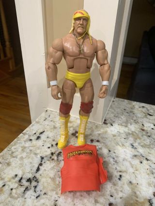 Wwe Mattel Elite Hulk Hogan Defining Moments Wrestling Figure Hulkamania Shirt