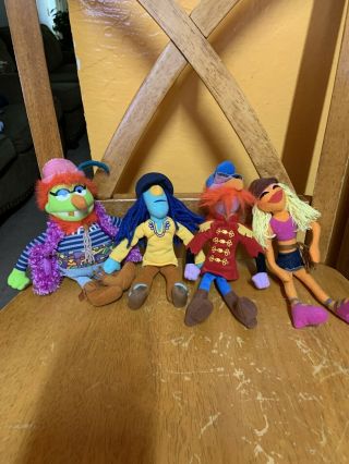 Set Of 4. ,  8”plush Muppet Toys,  No Box,  All,  Cloths.  Jim Henson Company