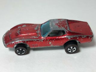 1968 Mattel Hot Wheels Custom Corvette " Red Line " (red) Hk Htf Filler Restorer