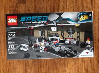 Lego Speed Champions Mclaren Mercedes Pit Stop (75911) Retired