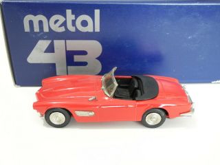 1/43 Bmw 507 Cabriolet Metal43 28 Minichamps Rare Amr Bosica Bbr Gto