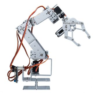 Robot Arm Clamp Set 6 Dof,  Robotics Arm W/ Claw (with Servo,  Arduino Ctrl,  Usa)