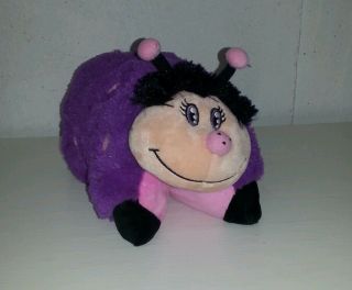 2011 Purple Dreamy Ladybug Pillow Pets Pee - Wees Limited Edition 11 " Plush Pillow