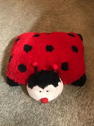 Ms Lady Ebug 24 Inch Pillow Pet Red Black
