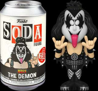Funko Pop Vinyl Soda Kiss Gene Simmons (1 In 6 Chances To Receive A Chase)