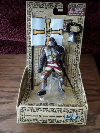 Bbi Warriors Of The World 1/18 Scale Teutonic Knight Banner Holder No 21586