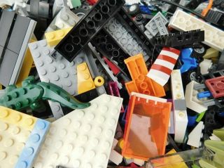 16.  4 Lbs Unsorted Lego Bulk Box