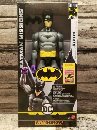 Dc Comics Batman Missions 80 Years True Moves First Appearance 12 " Action Figure