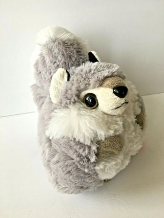 Adventure Planet Raccoon Bean Bag Bottom Plush Stuffed Animal Toy Gray 7