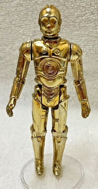 Star Wars Vintage C - 3po Action Figure (solid Limbs,  Deep Gold).