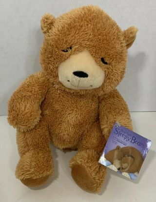 Kohls Cares Sleep Tight Sleepy Bears Plush Teddy Bear W/tags Tan Brown