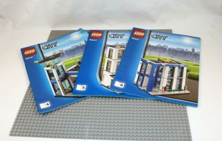 Lego 60047 Lego City Police Station 100 Complete With Mini - Figures And Manuals