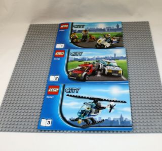 LEGO 60047 LEGO CITY POLICE STATION 100 COMPLETE WITH MINI - FIGURES AND MANUALS 2
