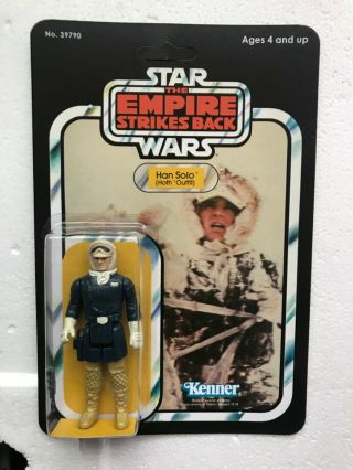 Kenner 1981 Vintage Han Solo In Hoth Guise On Empire Strikes 41 Back Card Taun