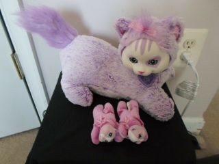 Kitty Surprise Plush Purple 2016 3 Baby Kittens