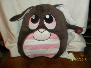 Mushabelly Adorable Wedgies Brown Bunny Rabbit Plush With Sounds Jay At Play 12 "
