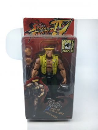 Neca Street Fighter Iv Guile Action Figure 2009 Sdcc Exclusive