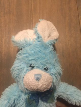 DAN DEE Collector’s Choice Blue Bunny Rabbit Stuffed Animal Plush Toy Size: 12” 3