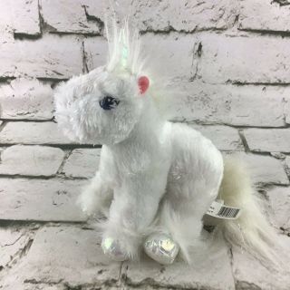 Ganz Webkinz Lil ‘kinz Unicorn Plush White Shimmer Stuffed Animal Toy